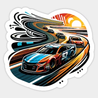 Nascar - From Sun to Finish Sticker